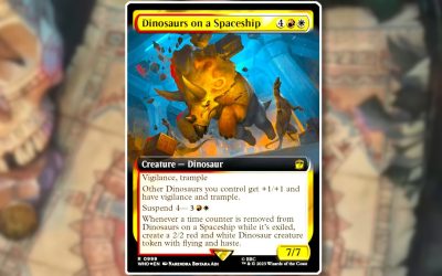 MTG Doctor Who dinosaur card price soars 120%