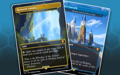 MTG Lord of the Rings holiday set tanks price of high-value cards