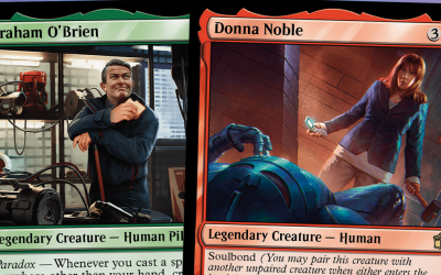 Magic: The Gathering’s uncanny celebrity cameos are the worst part of its great Doctor Who set