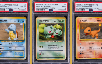 These Squirtle, Bulbasaur and Charmander cards won Pokémon Snap photo contests – and just sold for record sums