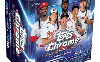 2023 Topps Chrome Update Sapphire Baseball Checklist, Details
