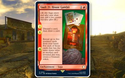 MTG Fallout card makes you play Poker with your hand