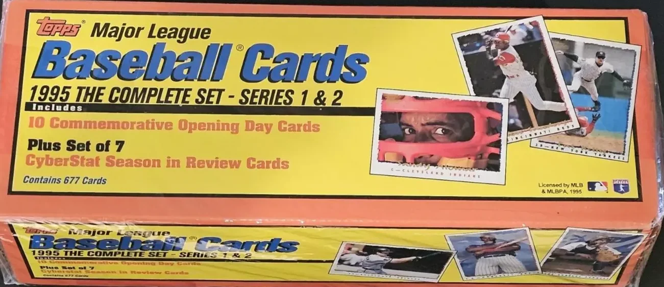 1995 Topps MLB Baseball Complete Set Series 1 & 2 - Factory Sealed!