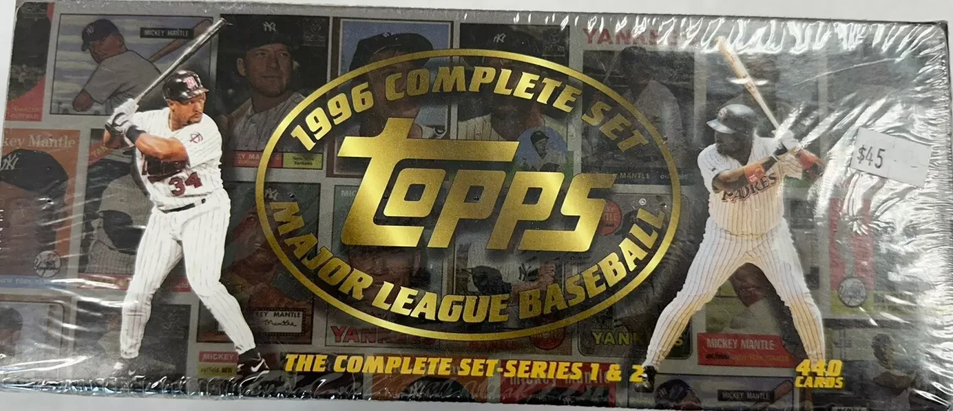 1996 Topps Complete Set MLB Series 1 & 2 440 Cards Factory Sealed
