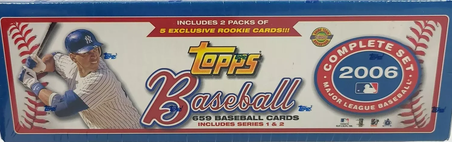 2006 Topps MLB Baseball 659 Cards New Factory Sealed Set Complete Series 1 & 2