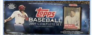 Topps 2009 Baseball Complete Set Factory Sealed Babe Ruth Gold Chrome